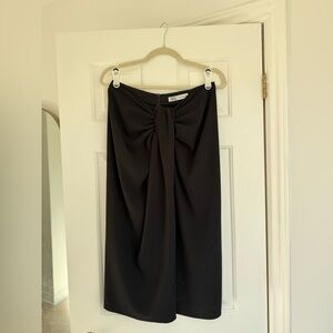 Zara Sophisticated Black Pencil Skirt